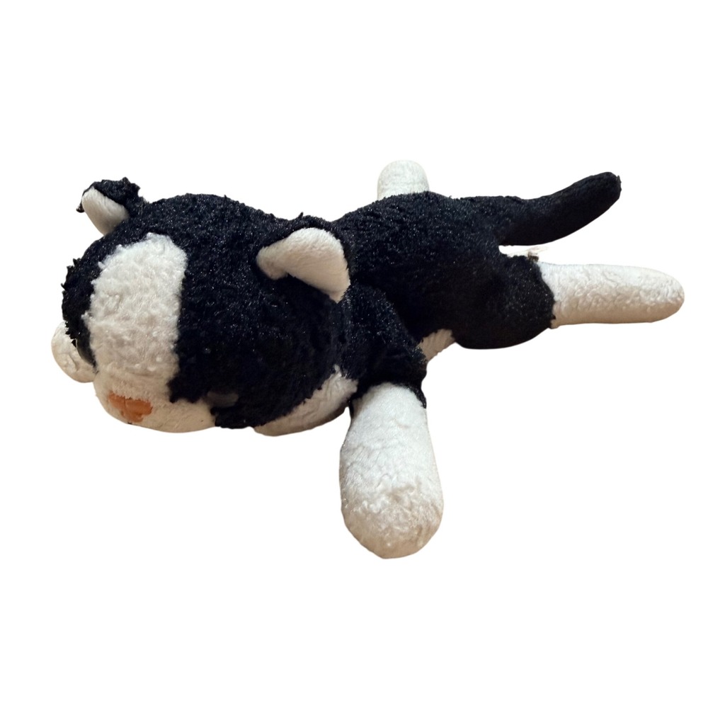 Gund Tuxedo Cat Plush Black White Stuffed Animal Bean Bag 4046474‎ 10 Inch